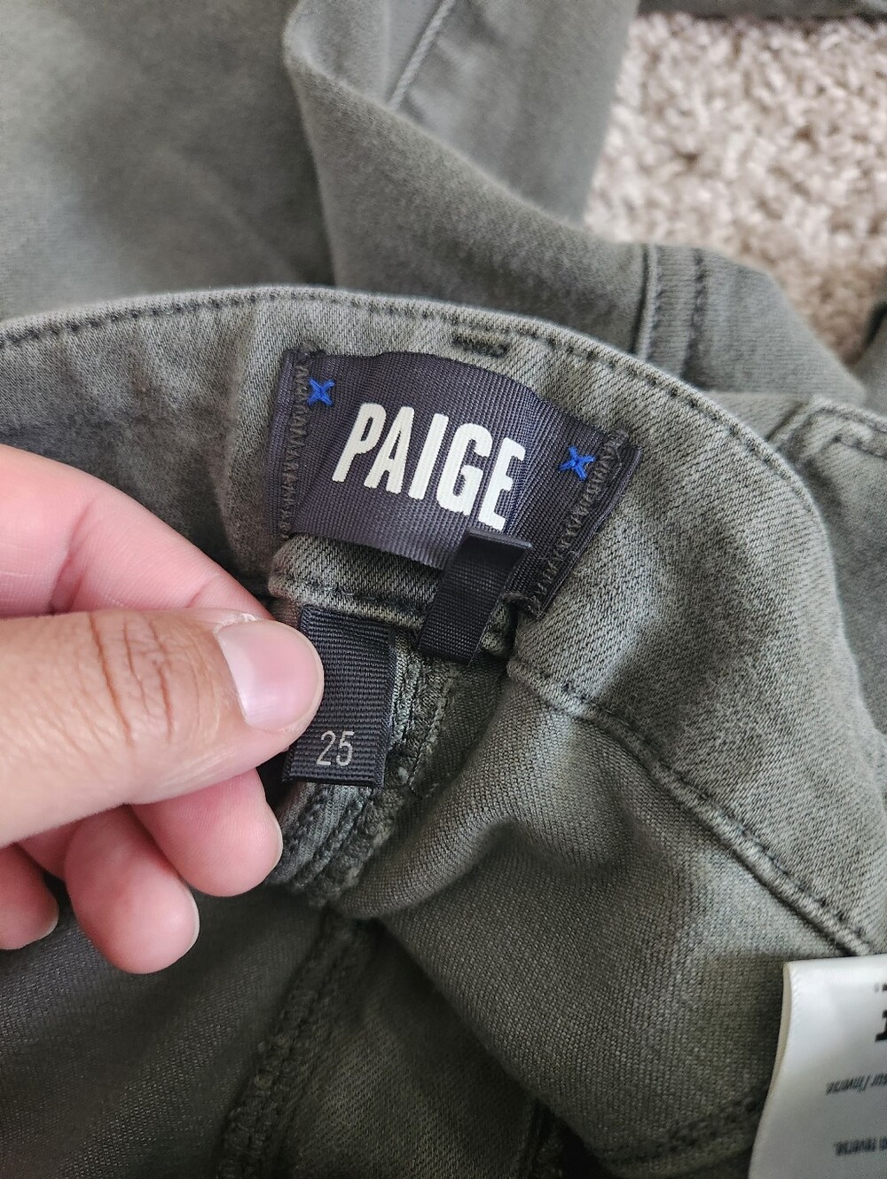 Paige Christy Cargo Pants Size 25 - Picture 4 of 8
